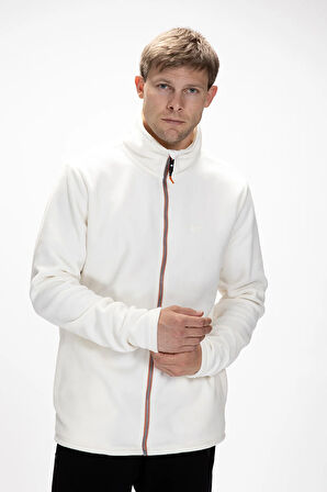 Sky Marshmallow Fermuarlı Erkek Polar