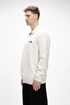 Diez Marshmallow Yarım Fermuarlı Erkek Sweatshirt