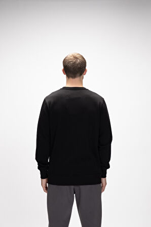 Bad Bear Mountaın Crewneck Erkek Sweatshirt Siyah