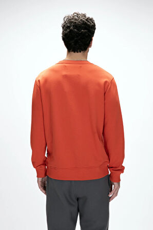 Mountain Tarçın Crewneck Erkek Baskılı Sweatshirt