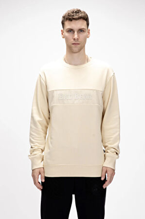 Sailor Bej Crewneck Erkek Sweatshirt