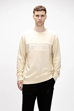 Sailor Bej Crewneck Erkek Sweatshirt