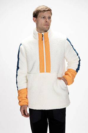 Bomb Marshmallow Yarım Fermuarlı Erkek Polar