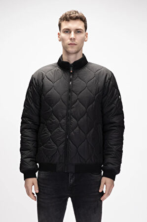 Down Brussel Si̇yah Erkek Mont