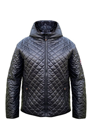 Shang Si̇yah Puffer Kapüşonlu Erkek Mont