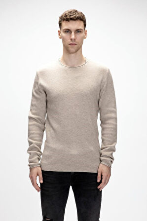 Bad Bear Beıge Man Tender Jumper Triko 25.02.22.007-c17