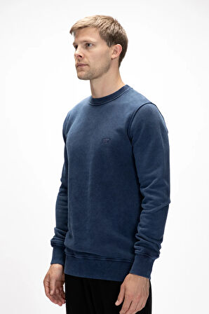 Dab İndi̇go Crewneck Erkek Sweatshirt