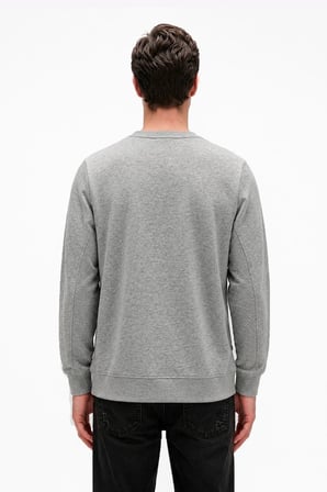 Bad Bear Tune Crewneck Man Graymelange Sweatshırt 26.02.12.008-c19