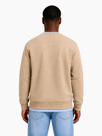 Bad Bear Outlands Crewneck Man Beıge Sweatshırt 26.02.12.012-c17
