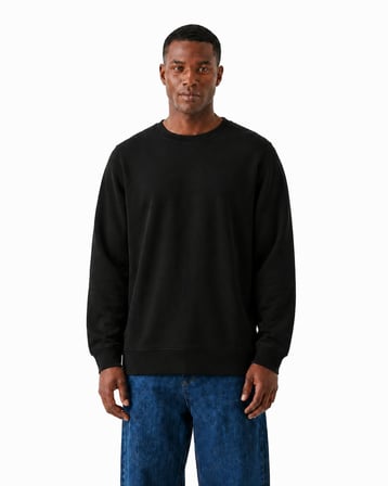 Bad Bear Shıeld Crewneck Man Nıght Sweatshırt 26.02.12.027-c01