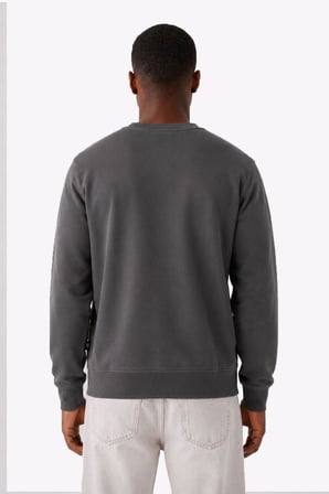 Bad Bear Valor Crewneck Man Asphalt Sweatshırt 26.02.12.046-c118
