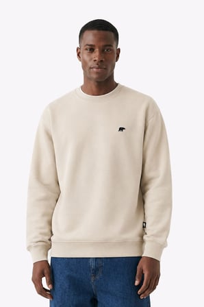 Bad Bear Valor Crewneck Man Beıge Sweatshırt 26.02.12.046-c17
