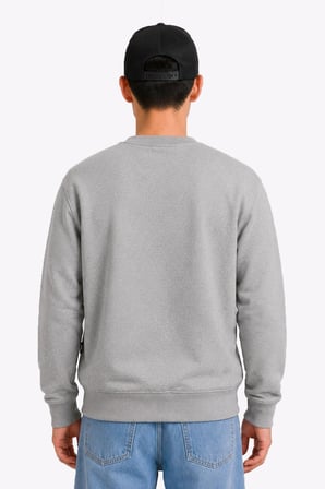 Bad Bear Valor Crewneck Man Graymelange Sweatshırt 26.02.12.046-c19