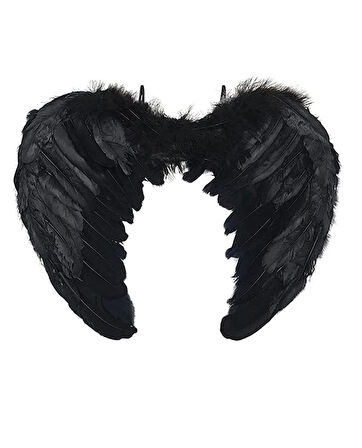 HALLOWEEN MELEK KANADI SİYAH 37x54