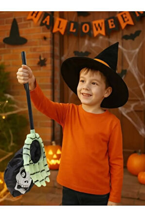 İSKELET ELİ ŞEKER ÇANTASI HALLOWEEN CADILAR BAYRAMI