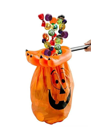 BALKABAĞI ELİ ŞEKER ÇANTASI HALLOWEEN CADILAR BAYRAMI