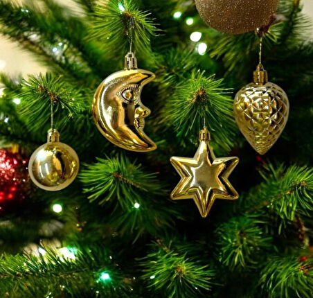 YILBAŞI KARIŞIK SÜS GOLD 10LU