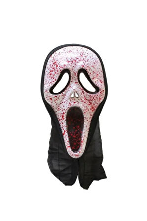 KANLI ÇIĞLIK MASKESİ SCREAM MASK HALLOWEEN CADILAR BAYRAMI MASKESİ