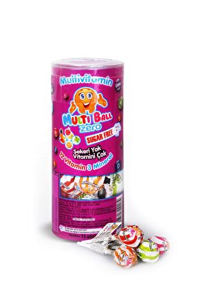 Multıball Zero Multıvıtamın Lollıpop 15'li