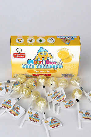 MULTIBALL COLD - TURMERİC 12 Lİ LOLİPOP