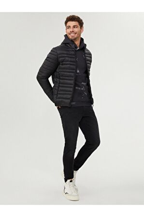 LF2027663 Loft Erkek Mont BLACK
