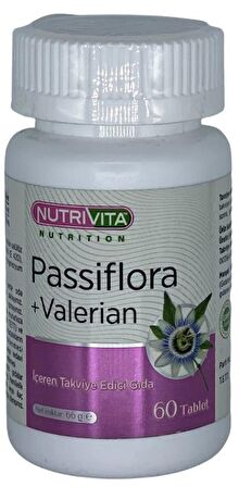 Passiflora Valerian 60 Tablet Kedi Otu