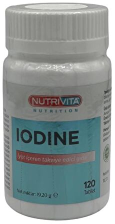 Iodine 150 µg İyot 120 Tablet