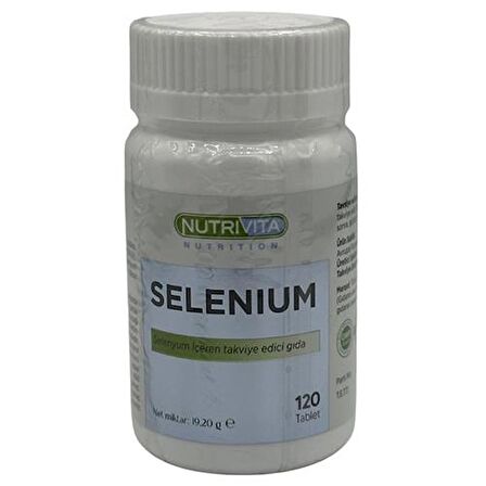 Selenium 200 Mcg Selenyum 120 Tablet