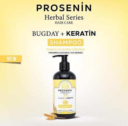 Prosenin Herbal Series Buğday & Keratin Dökülme Karşıtı Şampuanı 250 ml