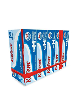 KAFEM MAVİ PUDRASIZ NİTRİL ELDİVEN M/ORTA