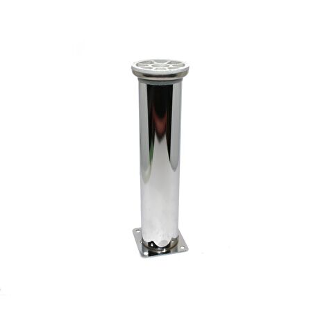 Kapsan Metal Baza Ayağı Krom Pingolu Cap:42Mm H:20Cm