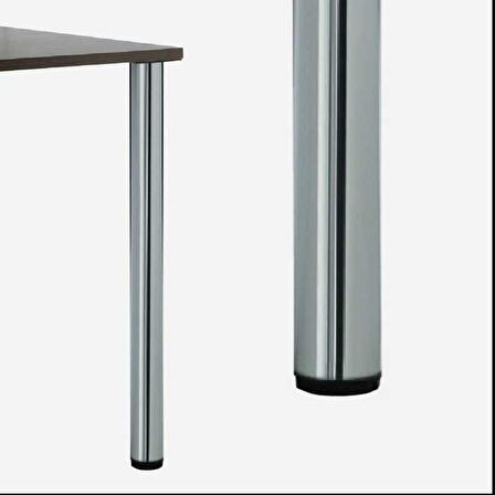 Kapsan Metal Masa Ayağı Krom Ø:38Mm Tab:60Mm H:73Cm