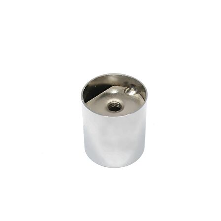 Kapsan Metal Raf Bağlantı Ayağı Parçası Krom Ø:42Mm H:5Cm