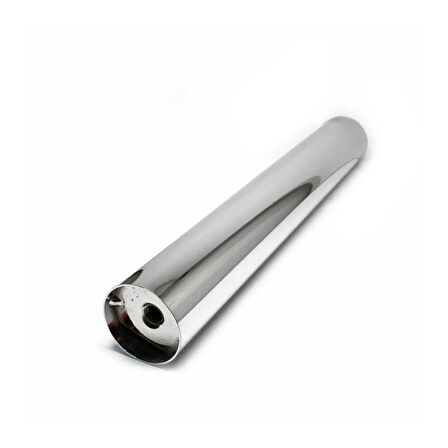 Kapsan Metal Raf Bağlantı Ayağı Parçası Krom Ø:42mm H:25cm