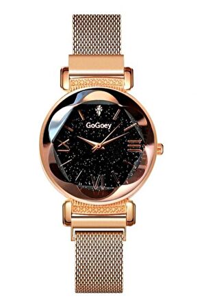 Gogoey Kadın Kol Saati Lüks Moda Şık Trend Bayan Saat Rose Gold