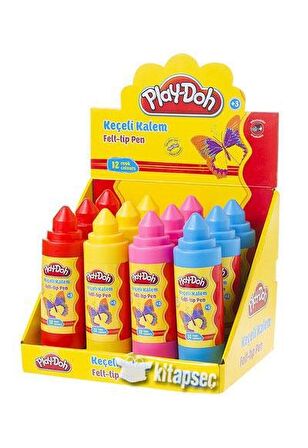 Play Doh Keçeli Kalem 5 mm 12 Renk