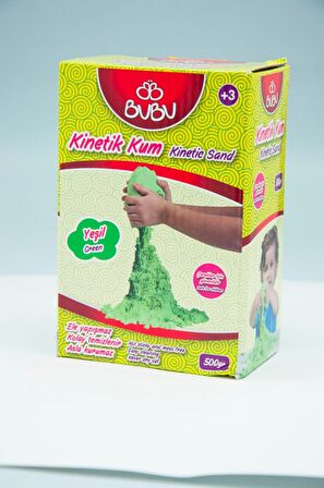 Bu-Bu Kinetik Kum 500 Gr. Yeşil