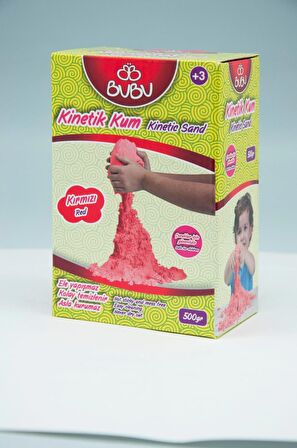 Bu-Bu Kinetik Kum 500 Gr. Kırmızı