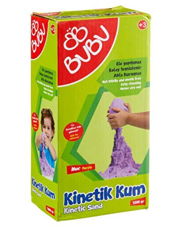 Bubu Kinetik Kum 1000 gr Mor KU0010