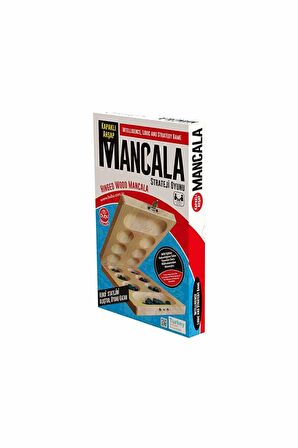 BuBu Ahşap Mancala Strateji Oyunu