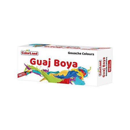 Colorland Guaj Boya 15 ML 10 Renk GUA01