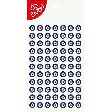 Bu-Bu Sticker Nazar Boncuğu 1 Cm LS0040