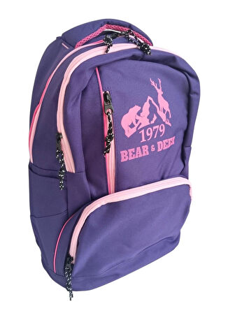 Bear & Deer Skuldra Sırt Çantası Mor BD-CN0014