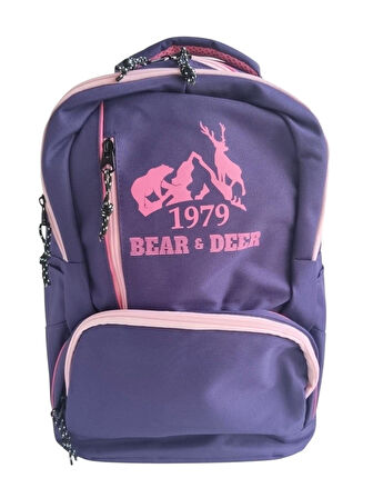 Bear & Deer Skuldra Sırt Çantası Mor BD-CN0014