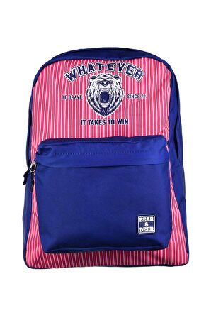 Unisex Bear&Deer What Ever Tek Gözlü Sırt Çantası Bd-Cn0193