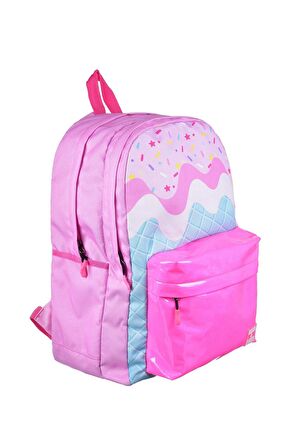 Kadın Bear&Deer Ice Cream Çift Gözlü Sırt Çantası BD-CN0223