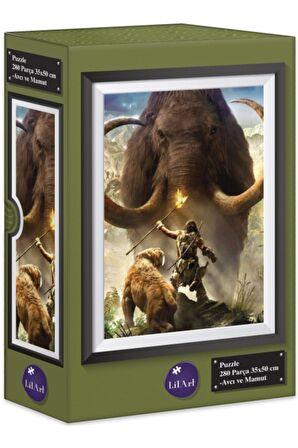 Lilart Puzzle - Avcı Ve Mamut