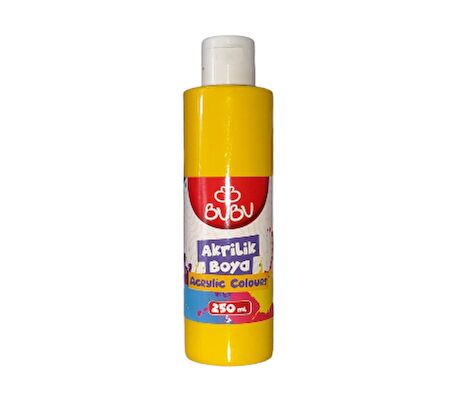 BU-BU AKRİLİK BOYA 250 GR. SARI