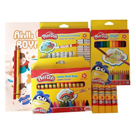 Play-Doh Boyama Evi Orta Boy (25X25X15 Cm) 58 Parça