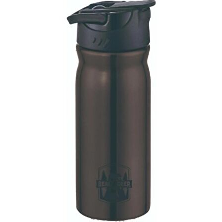 Bear And Deer Termos Matara Otomatik Kapak 500 Ml - Siyah